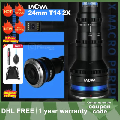  LAOWA 24mm T14-40 2x PeriProbe Cine Lens Covers Full Frame MF fr PL EF E Z RF L