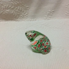 Murano Millefiore FROG -- Paperweight, Hand Cooler, Figurine
