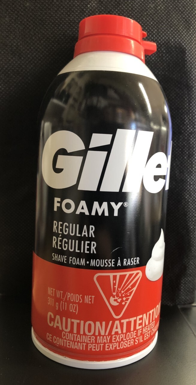 Gillette Foamy Shaving Cream, Regular 311 g (11 oz). 47400240407 eBay