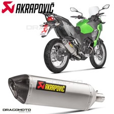 KAWASAKI VERSYS X 250 / 300 2017-2020 Scarico AKRAPOVIC Titanio S-K3SO2-HZT