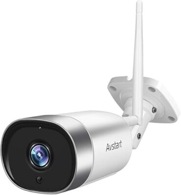 AVstart 1080P Outdoor Security Camera Bullet WiFi CB205 Cloud 2-Way Audio Alexa