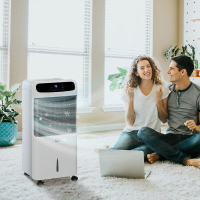 Mobile Air Cooler Fan Evaporative Ice Cooling Humidifier for Home