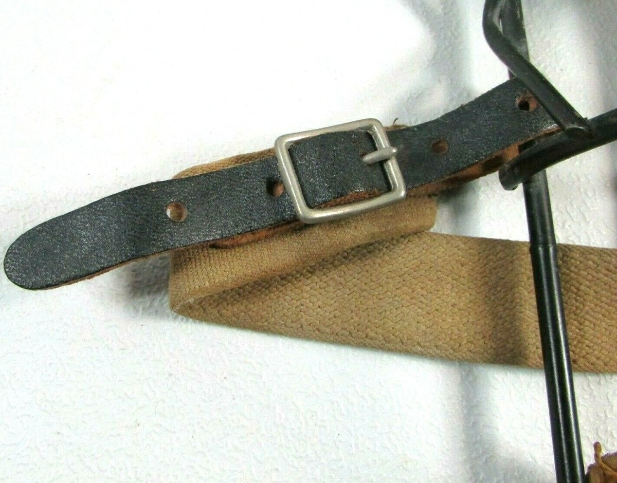 Masque De Catcher Rawlings Vintage Années 50 - Fer Et Cuir - Modèle SB - Fabriqué USA