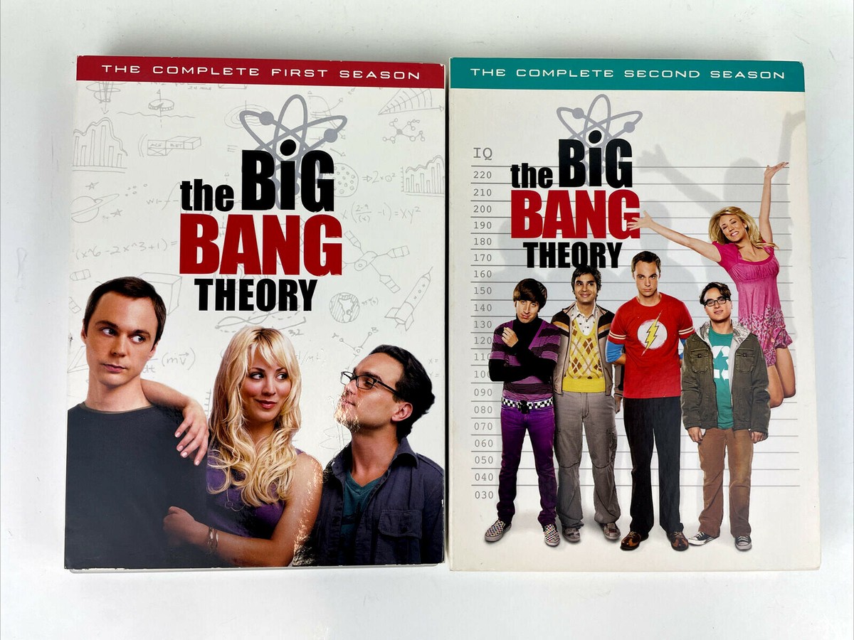 the BIG BANG THEORY on DVD Seasons 1 And 2 --- 2008-2009 | eBay