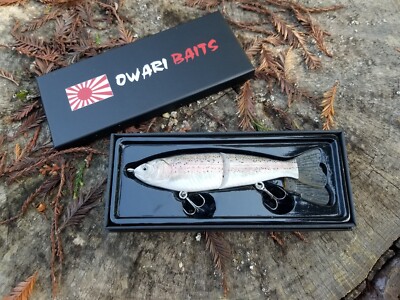 OWARI BAITS -8'' TROUT - KAMIKAZE GLIDE - GLIDE BAIT-SWIMBAIT 96gm/3.4oz w/ hooks
