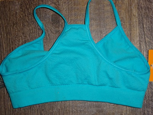 girl's youth sport bra Champion C9 duo dry max turquoise NWT seamless Small 6 6X - Picture 5 of 6