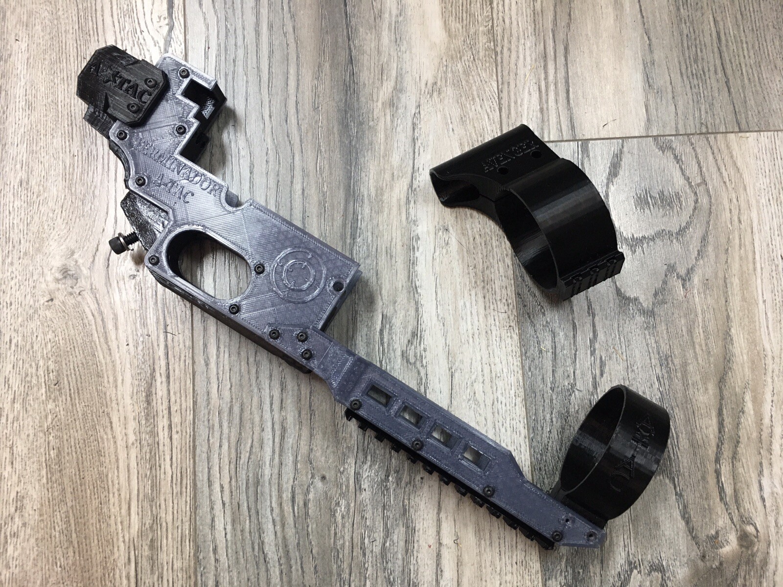 2x Grey Accessory Stock For Air Venturi Avenger With Bottle Bands eBay