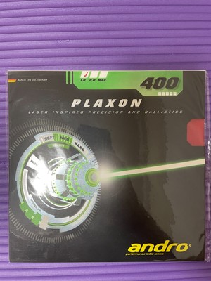 Andro PLAXON 400 Table Tennis Ping Pong Rubber, New Sealed