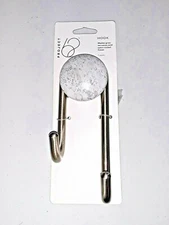 Project 62 Hook Hanger Metal Gray Decorative Bathroom Bedroom Home Towel Robe