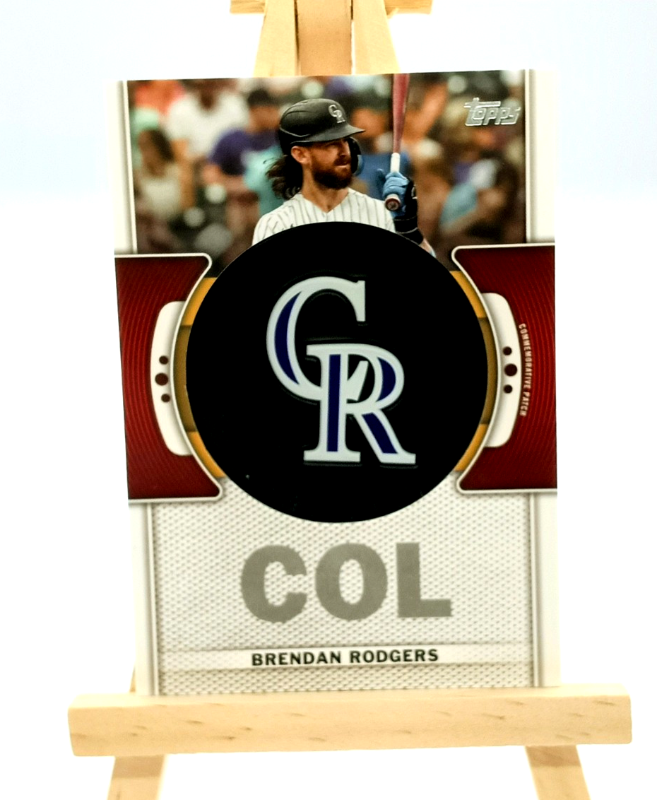 2023 Topps Series 1 - Team Logo Commemorative Patches #TLP-BR Brendan Rodgers