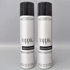 2 PACK   Toppik Colored Hair Thickener Spray 5.1 oz -DARK BROWN