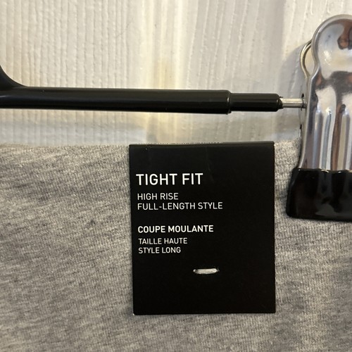 NWT Adidas Women's Essentials High-Waisted Logo Leggings, Size XS, Gray - Picture 15 of 24