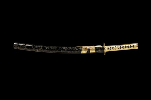 30'' Gold Dragon 1095 Steel Wakizashi Handmade Japanese Samurai Katana Sword - Picture 18 of 18