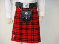 Scottish | Wallace Tartan Heavy Kilt & Kilt Pin | Geoffrey Scottish | Wallace Tartan Heavy Kilt & Kilt Pin | Geoffrey
