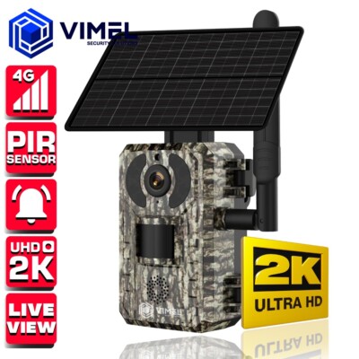 Solar Panel Best Game Camera For Home Security 4G Solar Trail