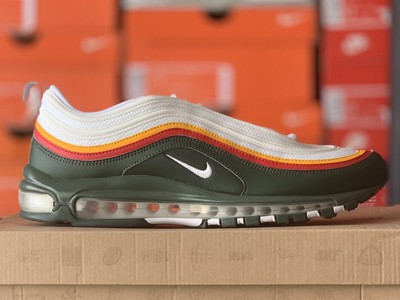 DS NIKE AIR MAX 97 SE WHITE EVERGREEN MENâS SIZE 12 DYNAMIC YELLOW CK0224-100 | eBay