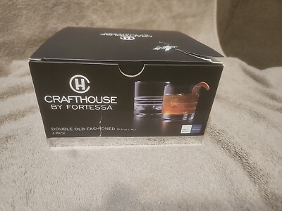 Crafthouse by Fortessa Schott Zwiesel 13.5 oz Double Old Fashioned Glass, Set/4