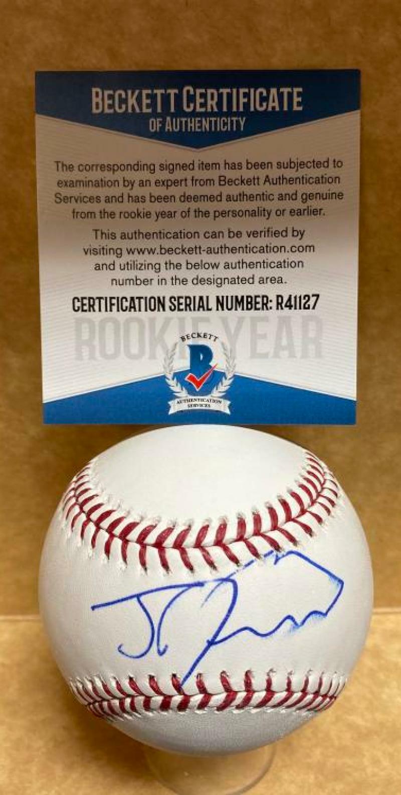 Professional Player Autographed Signed JOSE DEVERS MIAMI MARLINS ROOKIE YEAR AUTO M.L. BASEBALL BECKETT R41127 