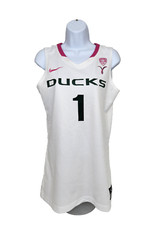 2011-2012 Oregon DUCKS TEAM ISSUED Nike BASKETBALL GAME JERSEY   Women's  42