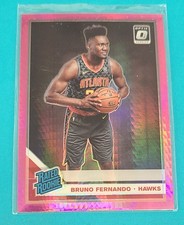2019-20 Optic Hyper Pink RC #177 Bruno Fernando Atlanta Hawks BASKETBALL Card B2