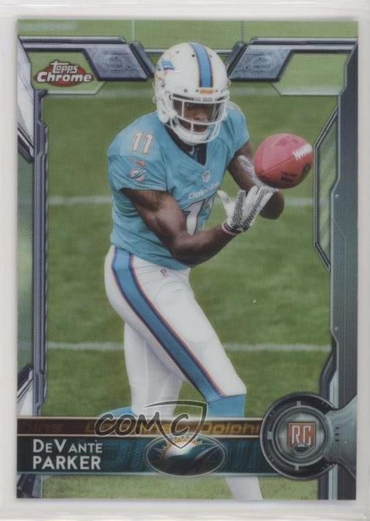 2015 Topps Chrome Rookies Devante Parker (Catching) #103 06rw
