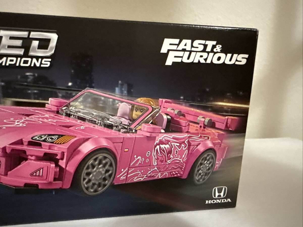 LEGO 77241 Speed Champions Pink Honda S2000 2 Fast & 2 Furious Car