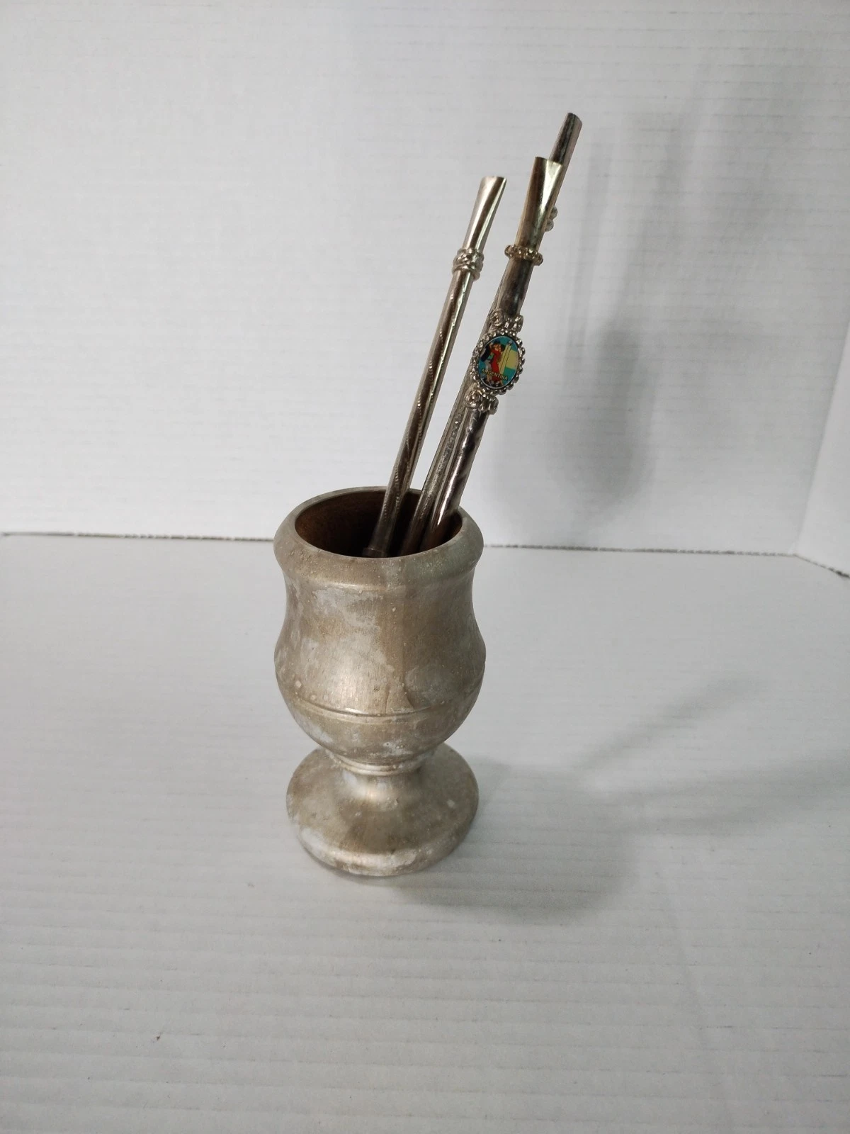 Vintage Tea Straws with Holder Retro Collectible Drink Accessories