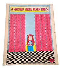 Vintage 1982 Cathy Guisewite Comic Strip Puzzle "Watched Phone Never Rings" 550