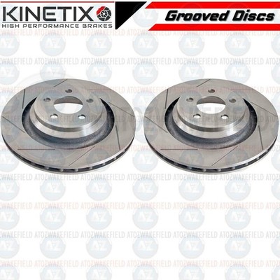 PAAR PERFORMANCE BREMSSCHEIBEN HINTEN GERILLT FÜR CHRYSLER 6.1 SRT8 350mm 115PCD