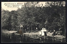 AK Reinbek, Gasthaus Jägersbronnen, Inh. Rich. Pichinot, Fährhaus, Waldschänke, 