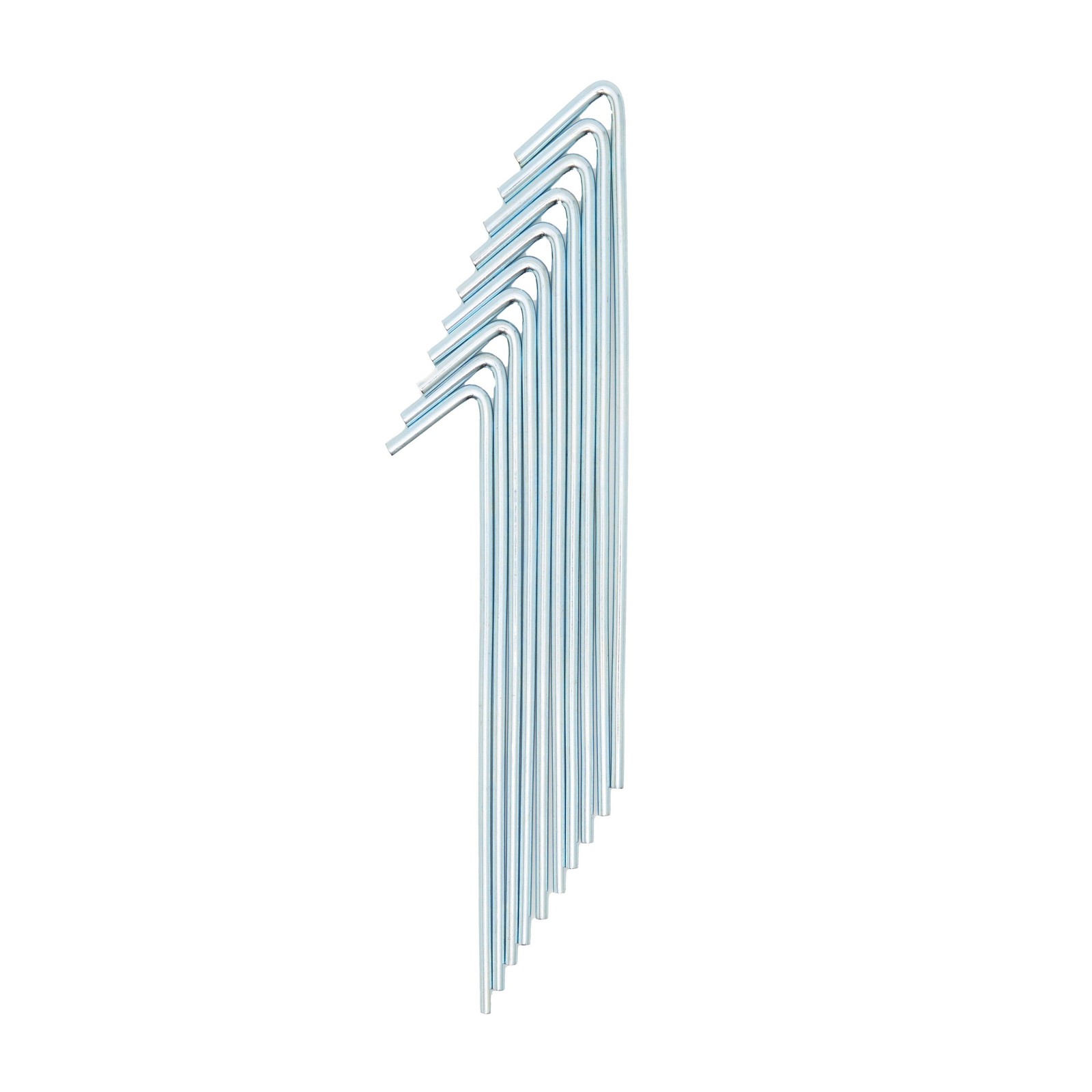 Hi Gear 7"" Roundwire Tent Peg (10 Pack), Camping Accessories, Camping Equipments