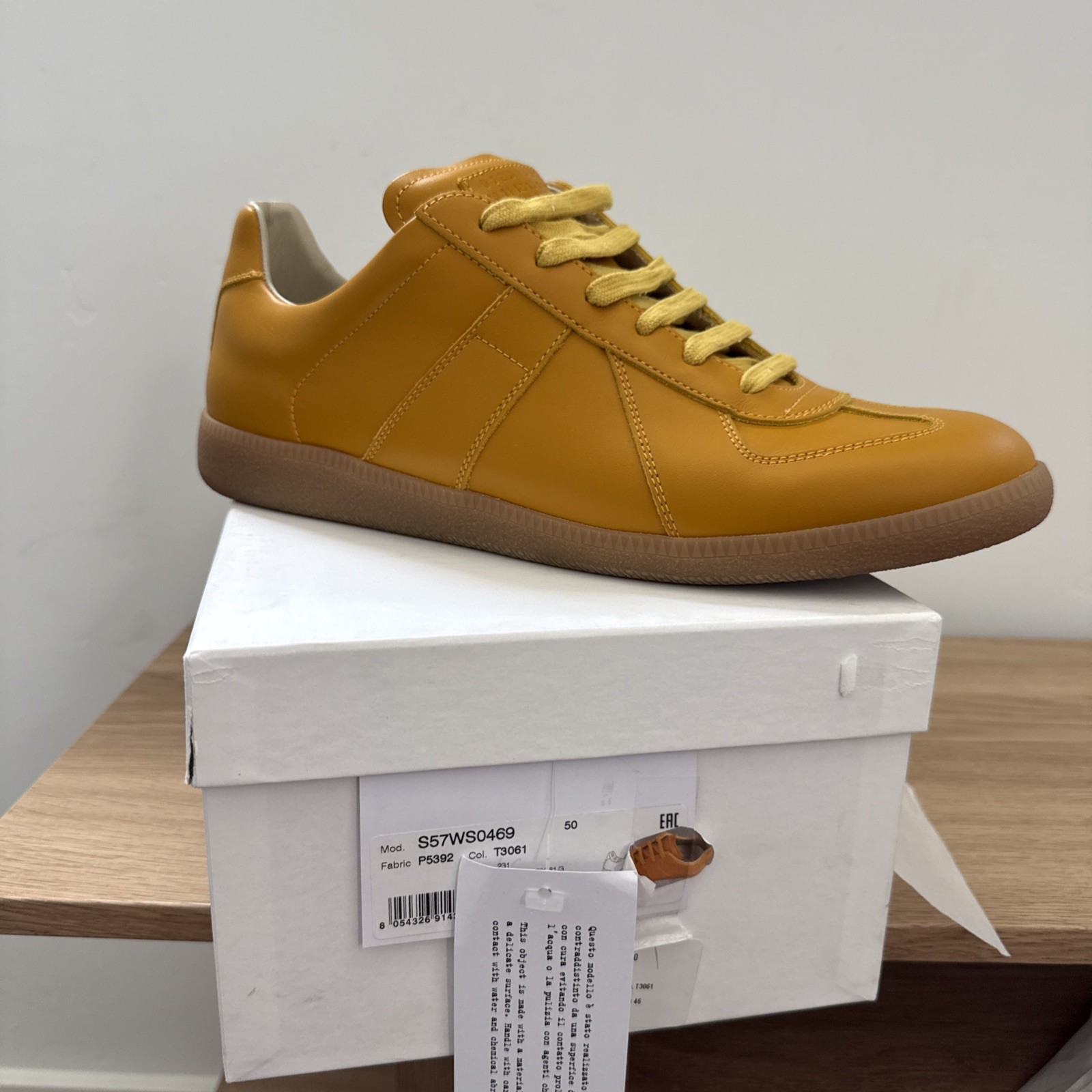 AUTHENTIC Maison Margiela GAT Replica Sneakers Size 46 w/ Reciept