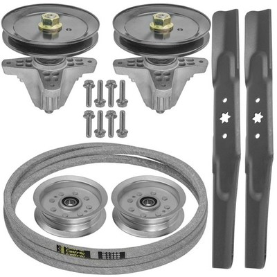 #ad Caltric 918 06991 942 04308 Spindle BladePulley Belt For MTD Troy Bilt Stens 42quot; $91.00