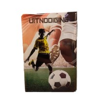 Uitnodigingen Voetbal 6St. Neu