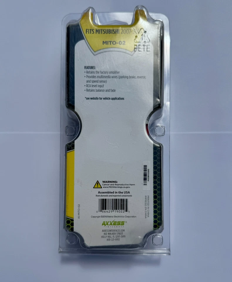 Axxess MITO-02 Radio Replacement Interface for Select 2007-2013 Mistubishi - image 3 of 4