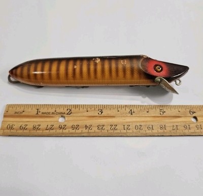 Купить heddon dowagiac expert red head fishing lure rare