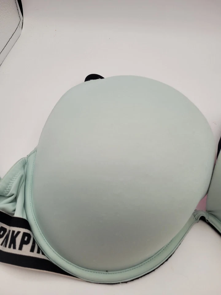 Pink / Victoria's Secret Wear Everywhere Super Push Up Bombshell Bra 36DD +2Cups - Image 4 of 4