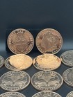 Lot of 18 1 oz .999 Fine Copper Rounds Mixed Designs Morgan Protect Future BU — photo 5