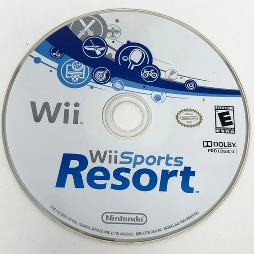 Nintendo Wii Sports Resort Game Disc Only  Sports Nintendo Wii