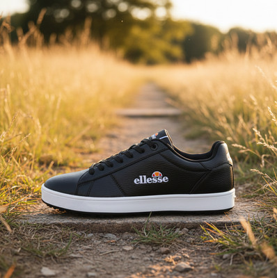 Herren-Sportschuhe Ellesse klassisch 80er Cupsole UK-Größe 11 schwarz Retro Vintage ELNCSBW