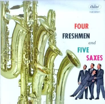 The Four Freshmen, Four Freshmen And Five Saxes, (LP, Album, Mono), VG+, 3623266