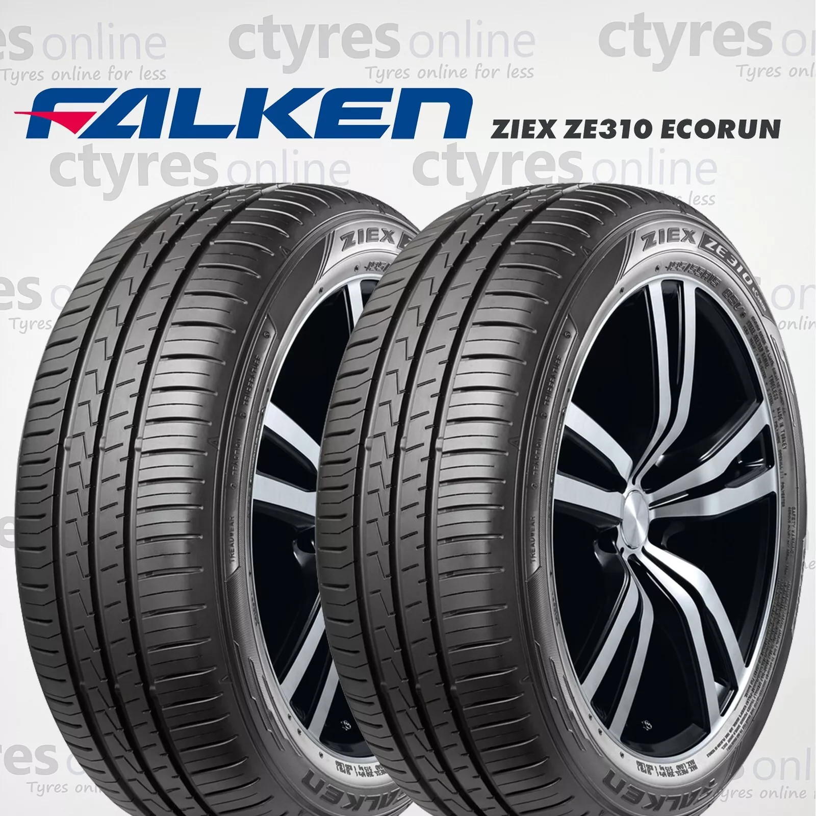 2X New 215 65 17 Falken ZE310 EcoRun 99V High Performance (2 Tyres)