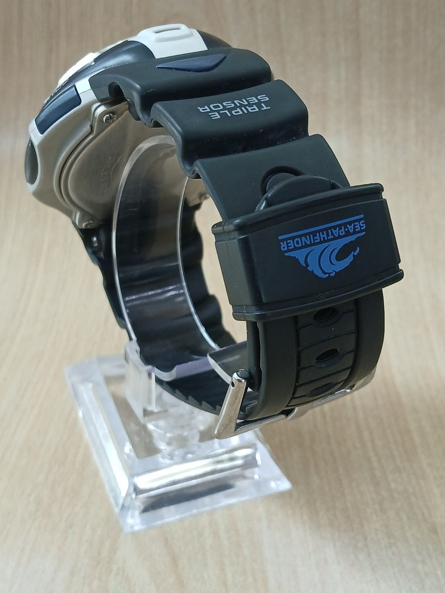 ◆カシオ SEA-PATHFINDER/シーパスファインダー SPF-40 美品 中古動品◇SPF-40◇カシオ シーパスファインダー トリプル