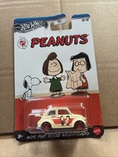 HOT WHEELS DIECAST - Peanuts- 60s Fiat 500D Modificado -5/5- Combined Postage