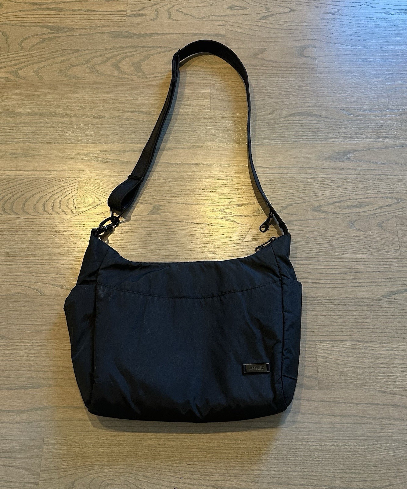 Pacsafe Anti-Theft Crossbody Travel Bag  - RFID Safety Features - Black