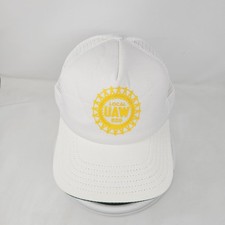 Vintage UAW New Era 80s 90s Mesh Trucker Hat Made In USA Logo