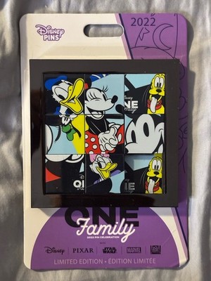 Disney One Family Pin Celebration Family Game Night Puzzle Fab 5 LE 750 Pin