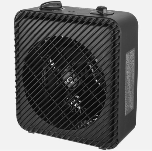 Pelonis 1500W 3-Speed Electric Fan-Forced Space Heater Black PSH08F1ABB OPEN BOX