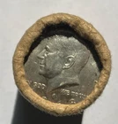 1968d Kennedy Half Dollar Roll of 20  BU 40% Silver OBW original bank wrap RARE