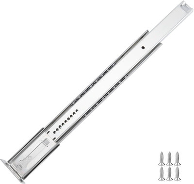 LONTAN 1 Pcs Center Mount Drawer Slides Bottom Mount for Cabinet and Dresser 14